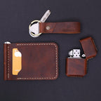 Para Klipsli  Kartlık  Çakmak Anahtarlık Hediye Seti