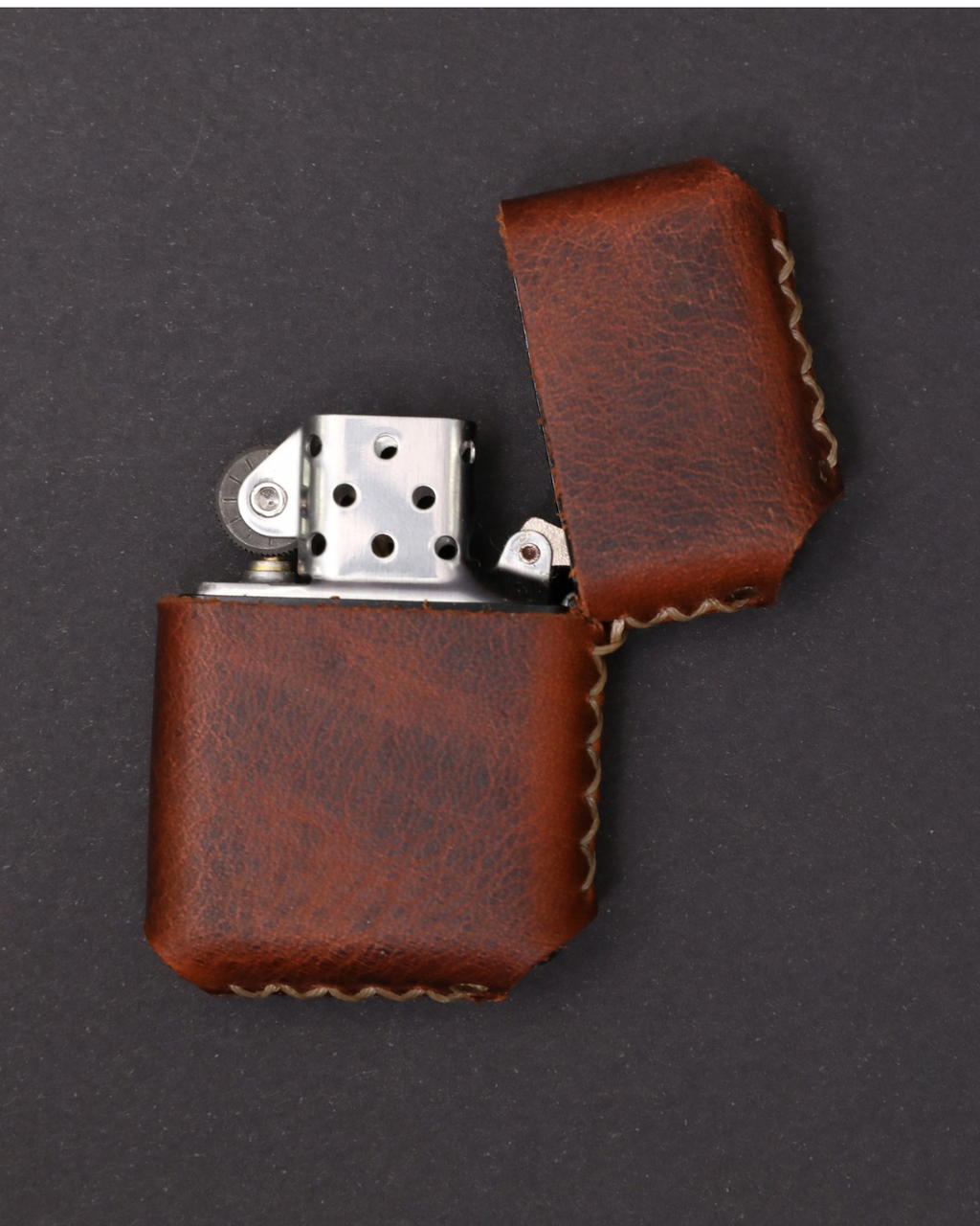 Deri Kılıflı Benzinli Çakmak