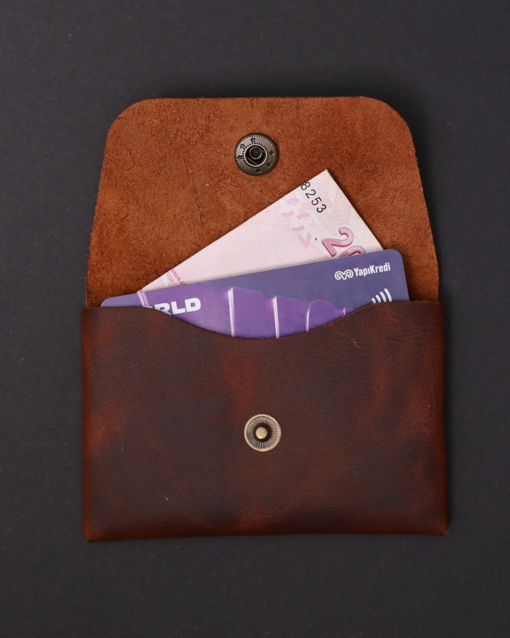 Dikişsiz Deri Kartlık