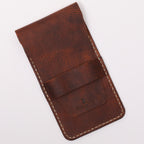 Kapaklı Deri Kalemlik