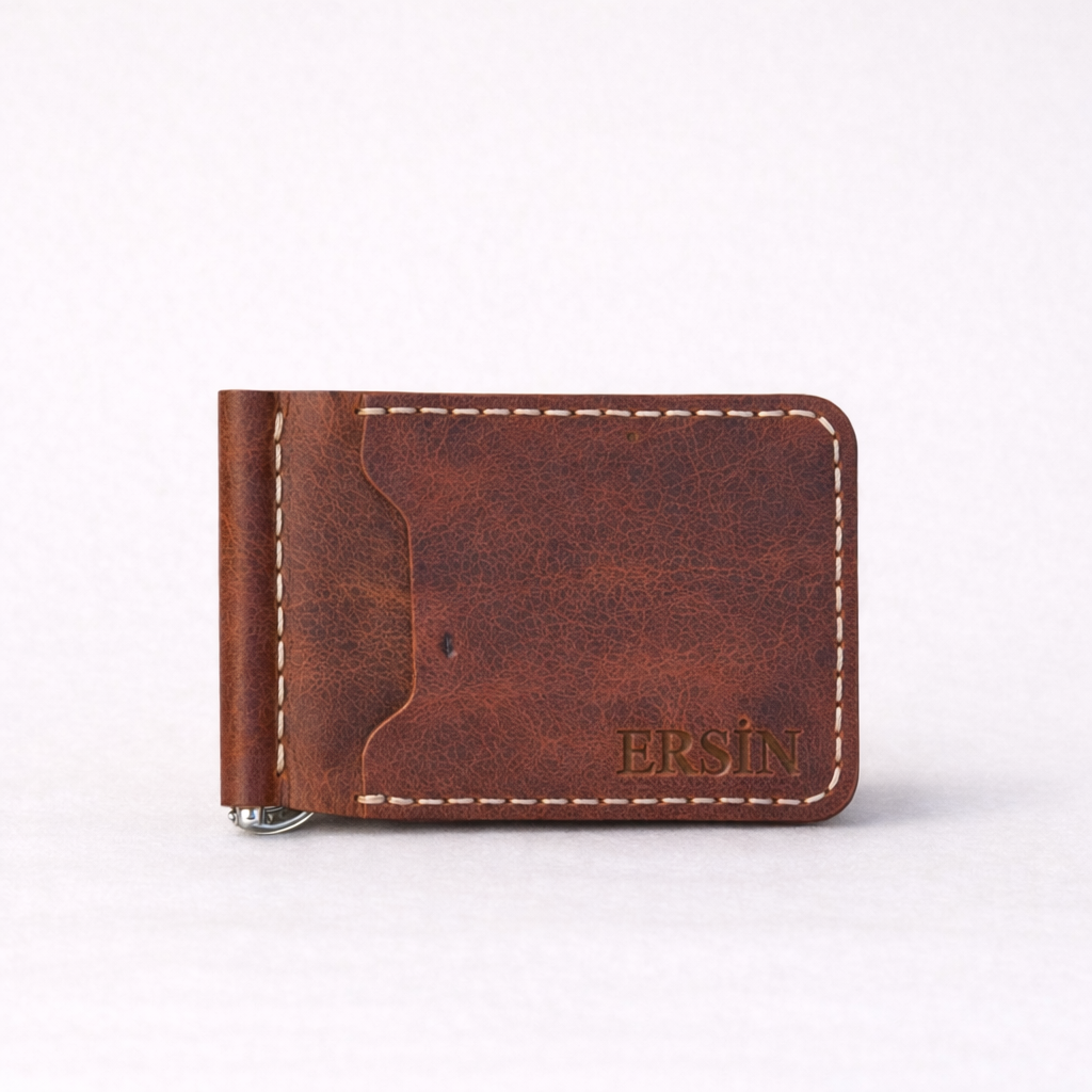 Para Klipsli Deri Kartlık