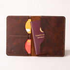 Deri Pasaport Cüzdan