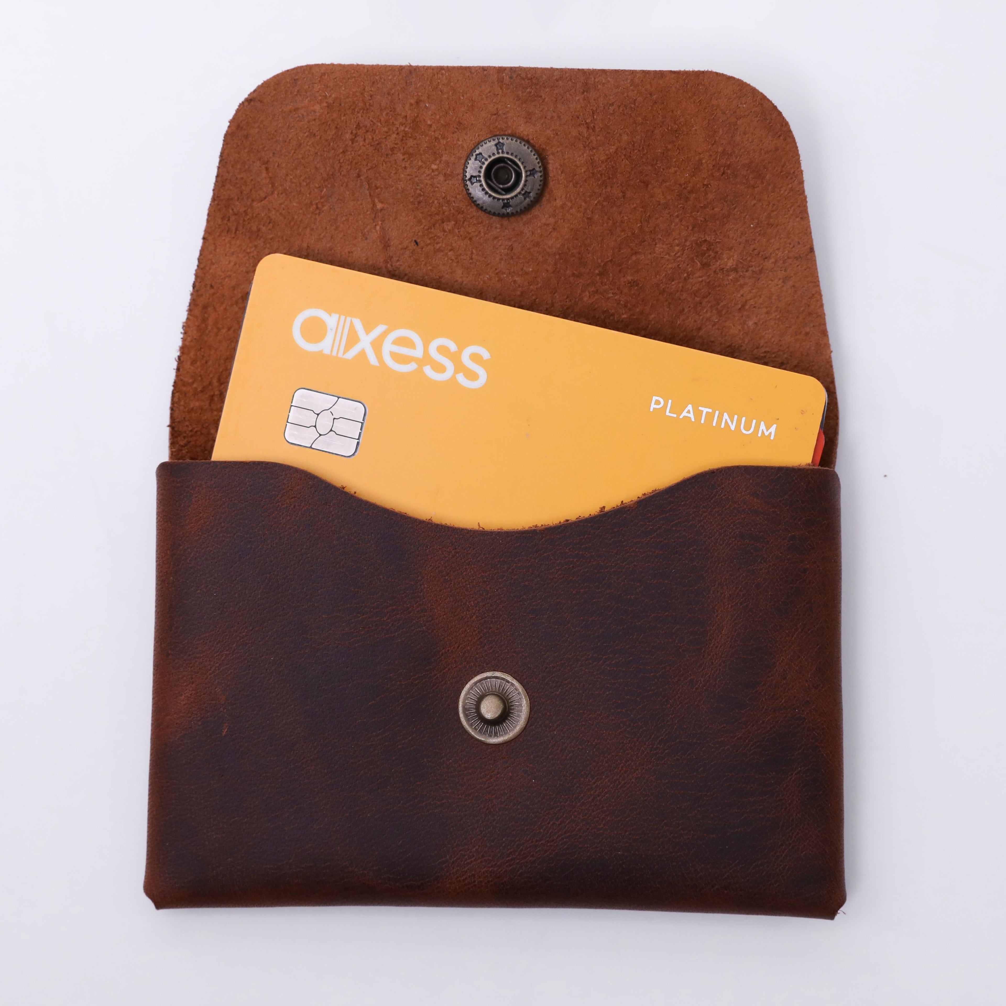 Dikişsiz Deri Kartlık