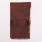 Kapaklı Deri Kalemlik