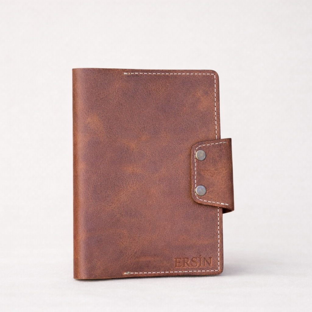 A5 Ajanda Defter Deri Kılıf Organizer