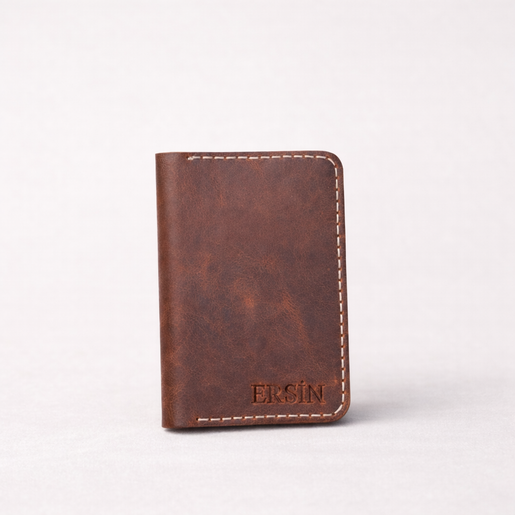 Deri Pasaport Cüzdan