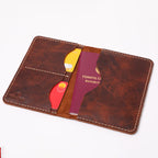 Deri Pasaport Cüzdan