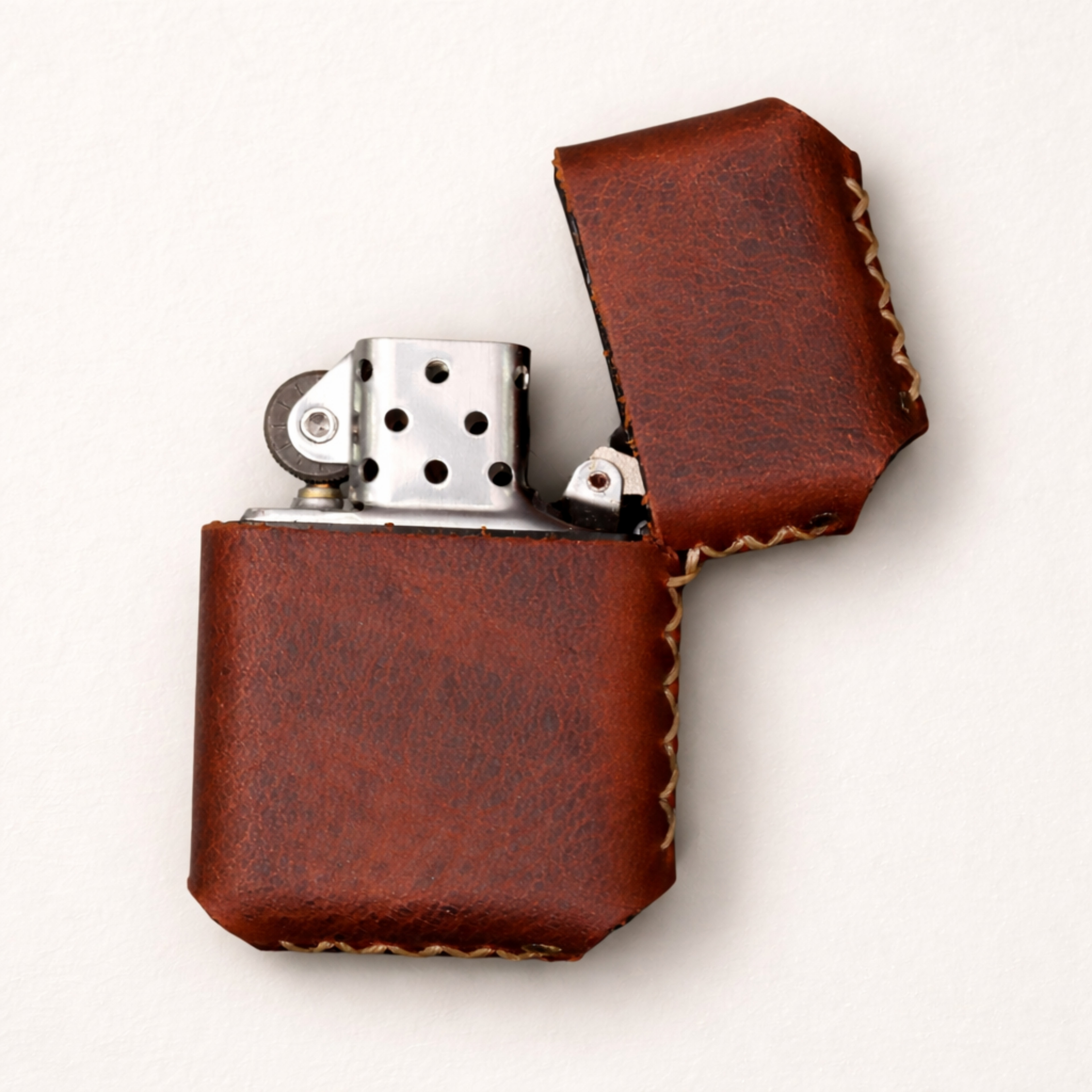 Deri Kılıflı Benzinli Çakmak