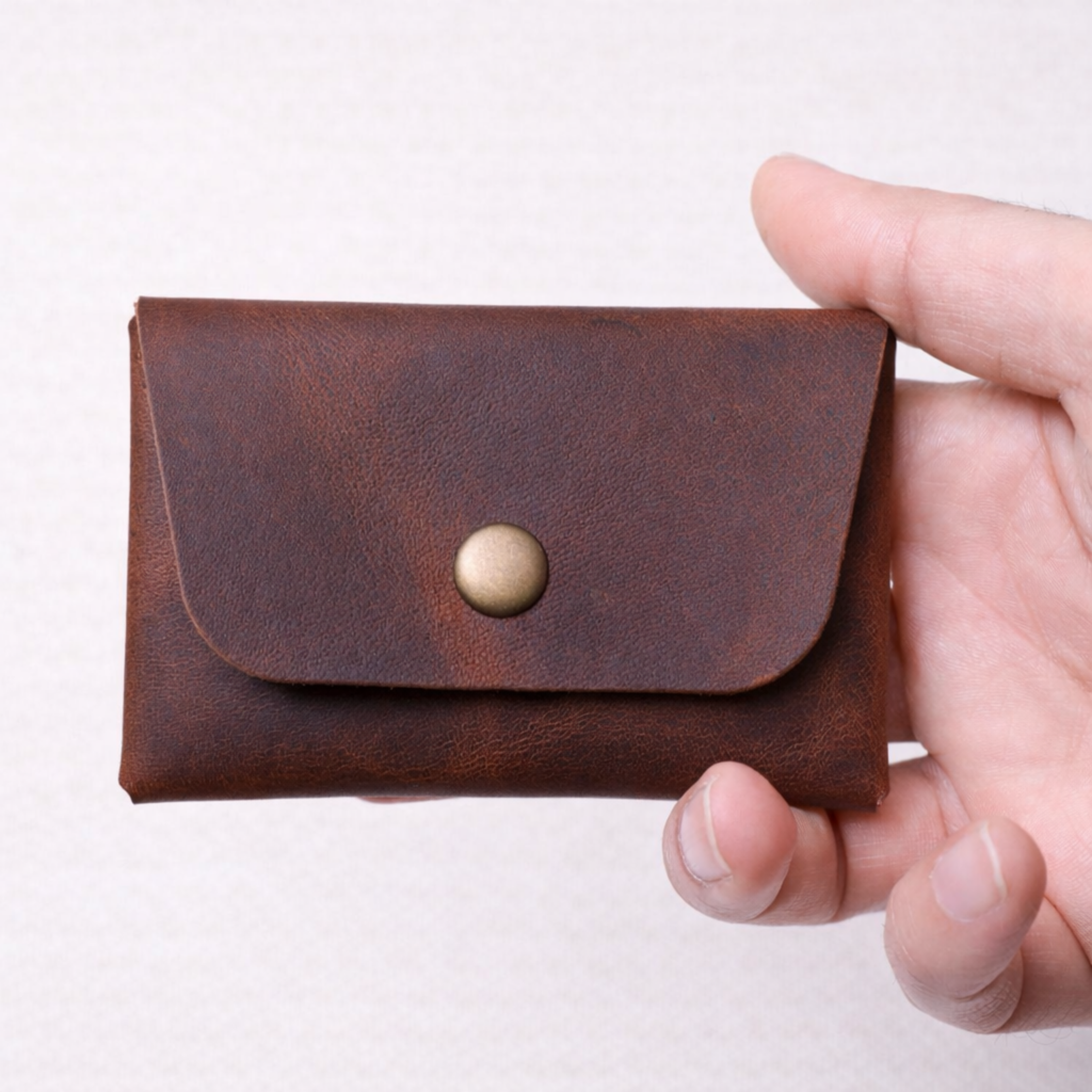 Dikişsiz Deri Kartlık