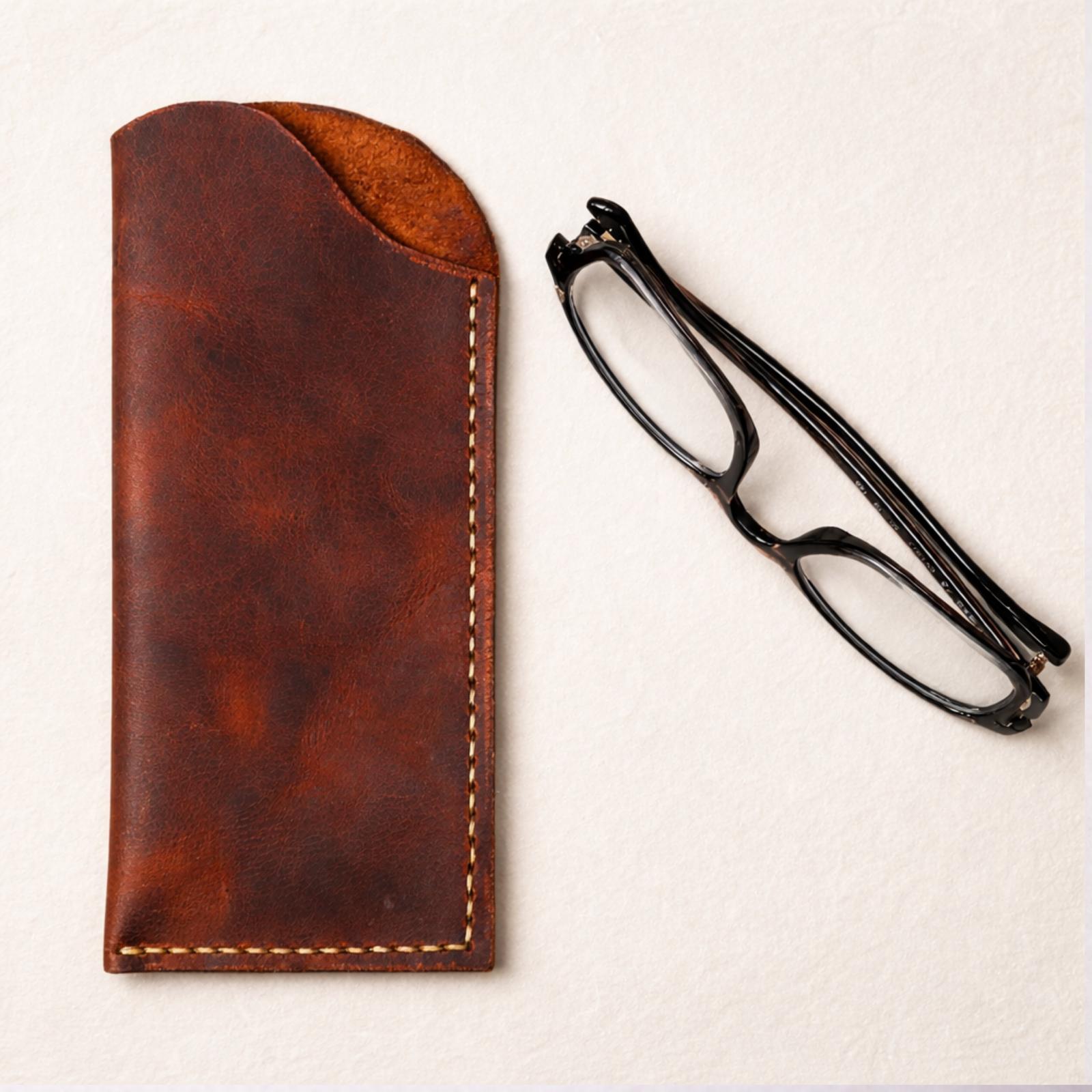 Deri Gözlük Kılıfı