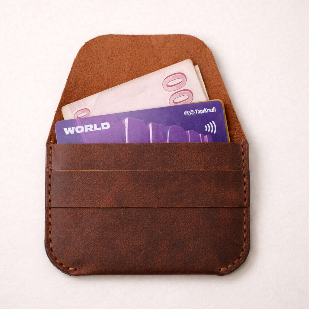 Kemerli Deri Kartlık